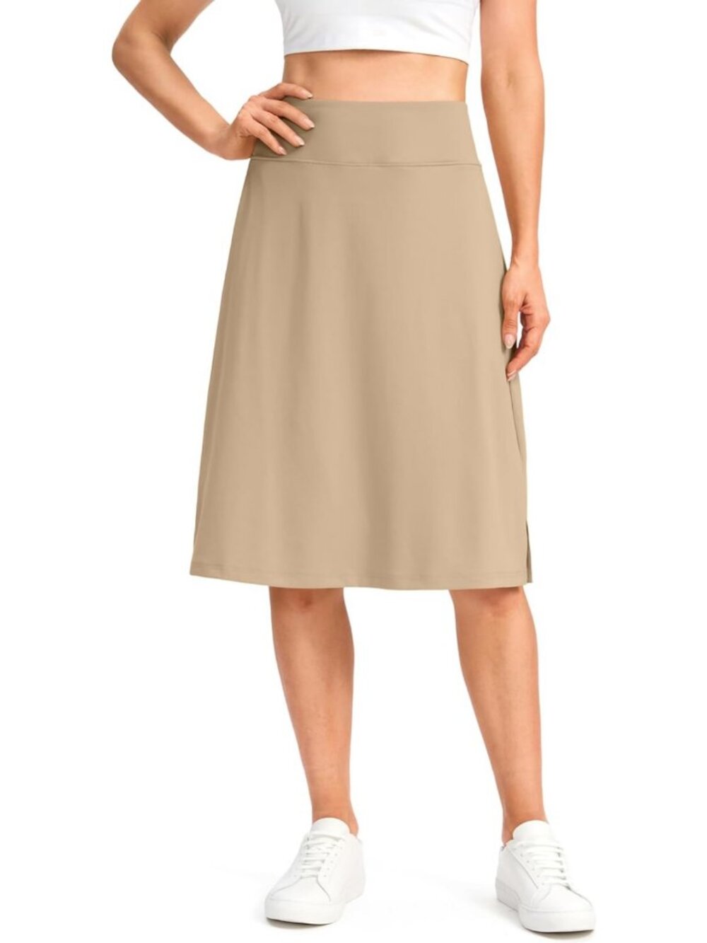 Modest Women's 25" Long Skorts with Pockets | Stylish & Comfortable Summer Wear